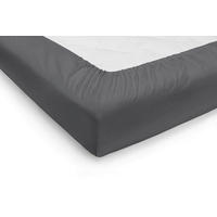SPANNBETTTUCH 2ER PACK  - Anthrazit, Basics, Textil (90/200cm)