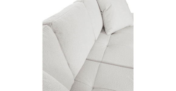 ECKSOFA Schlammfarben Flachgewebe  - Schlammfarben/Schwarz, KONVENTIONELL, Kunststoff/Textil (286/195cm) - Carryhome