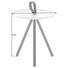 BEISTELLTISCH rund Grau, Schwarz - Schwarz/Grau, Design, Holz/Metall (40/45cm) - Rolf Benz BEISTELLTISCH rund Grau, Schwarz - Schwarz/Grau, Design, Holz/Metall (40/45cm) - Rolf Benz