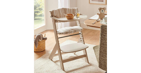HOCHSTUHLEINLAGE Lunch  - Beige, Basics, Textil (25/50cm) - My Baby Lou
