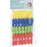 KLÄDNYPOR  - röd/grön, Basics, plast (8,5cm)