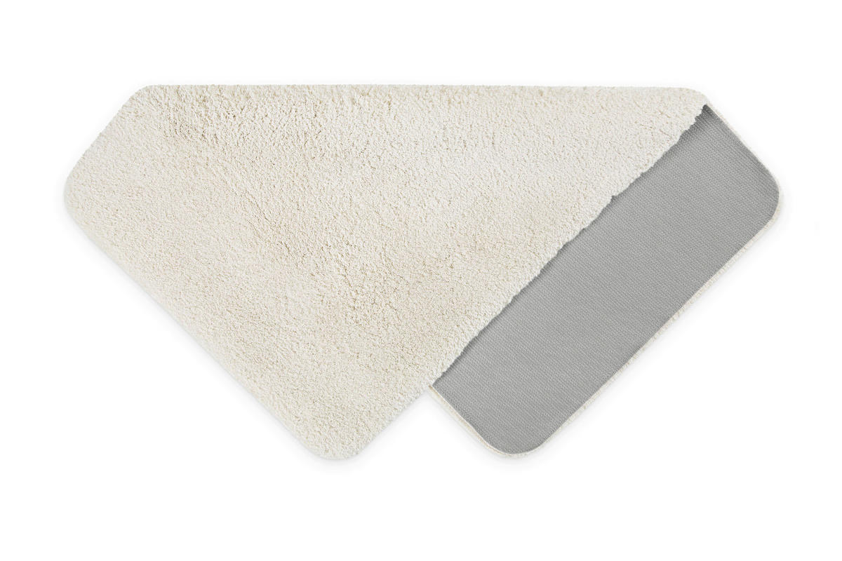 BADTEPPICH Elfenbein 80/150 cm  - Elfenbein, Basics, Kunststoff/Textil (80/150cm) - WECON HOME