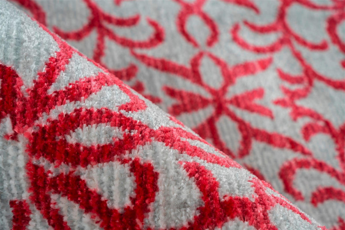 WEBTEPPICH 200/290 cm Baroque Rot  - Rot, Basics, Textil (200/290cm) - Novel