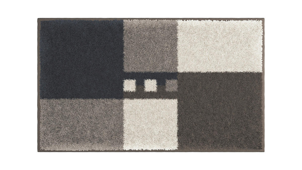 BADEMATTE Grund Braun 65/115 cm  - Braun, Basics, Kunststoff/Textil (65/115cm) - Grund