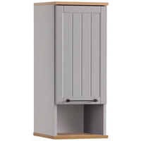 HÄNGESCHRANK 30,3/70,8/20,5 cm  - Platinfarben/Eichefarben, MODERN, Holzwerkstoff/Metall (30,3/70,8/20,5cm) - Stylife