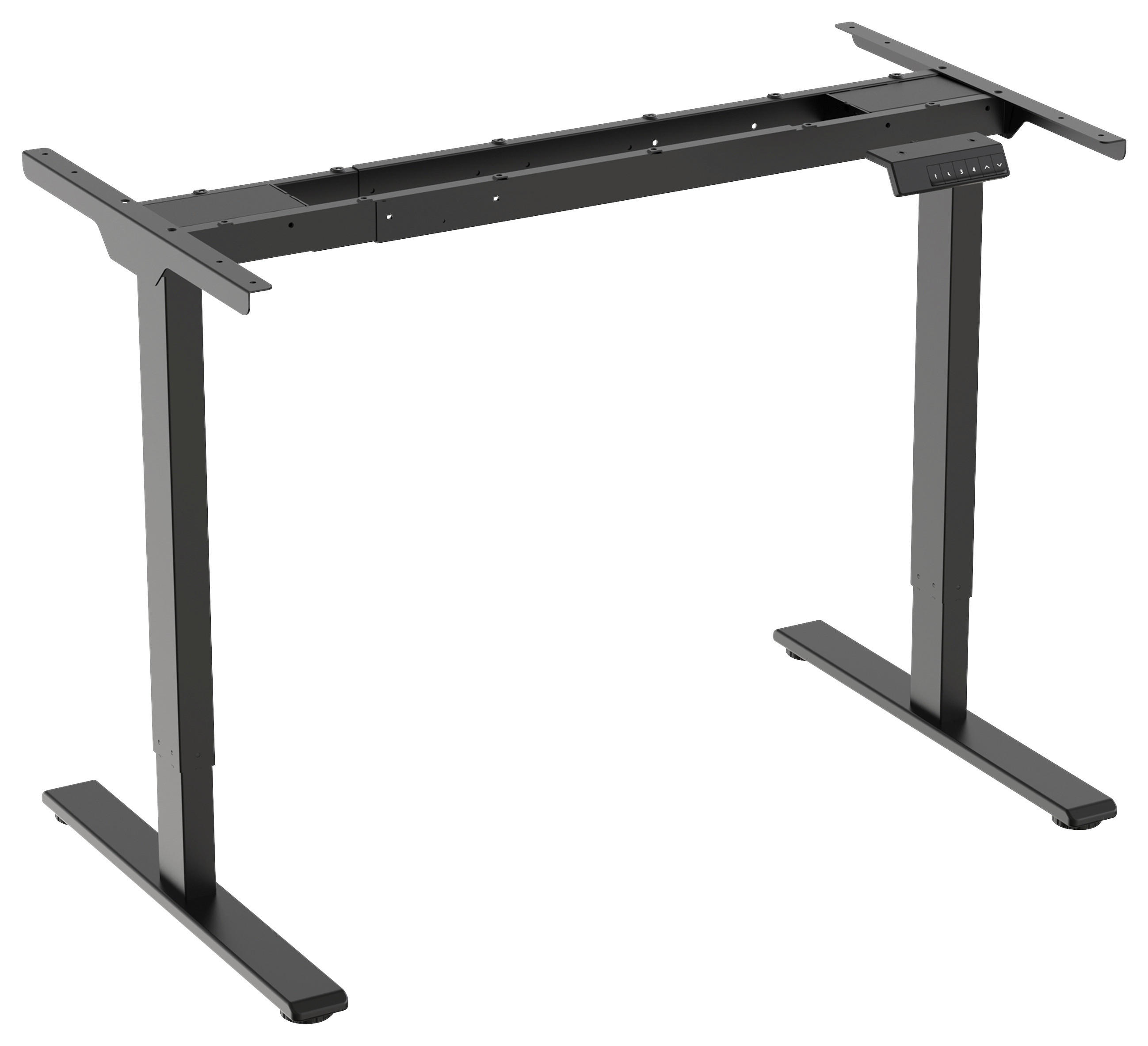 TISCHGESTELL   - Schwarz, MODERN, Metall (112/70/119/68cm) - MID.YOU