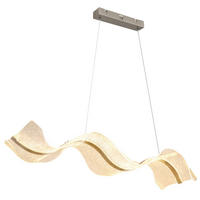 LED-HÄNGLAMPA 101/29,4/120 cm  - klar, Design, metall/plast (101/29,4/120cm) - Globo