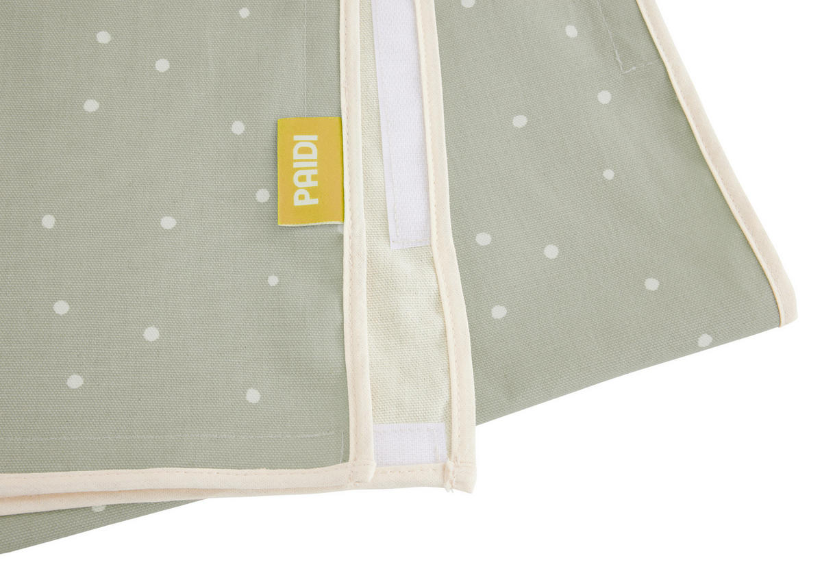 BALDAHIN  Little PAIDI House  - zelena, Basics, tekstil (97/235cm) - Paidi