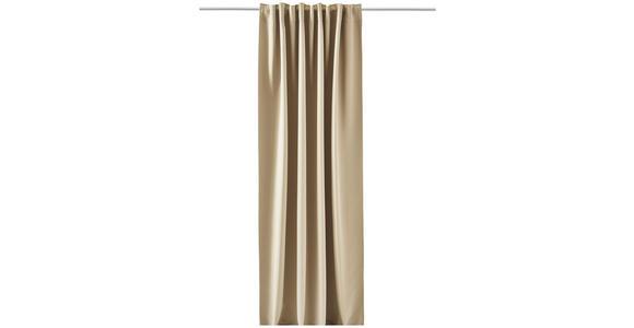 FERTIGVORHANG Verdunkelung - Beige, Basics, Textil (140/300cm) - Esposa