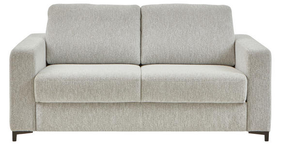 SCHLAFSOFA  in Webstoff Ecru  - Ecru/Schwarz, KONVENTIONELL, Textil/Metall (196/87/103cm) - Dieter Knoll