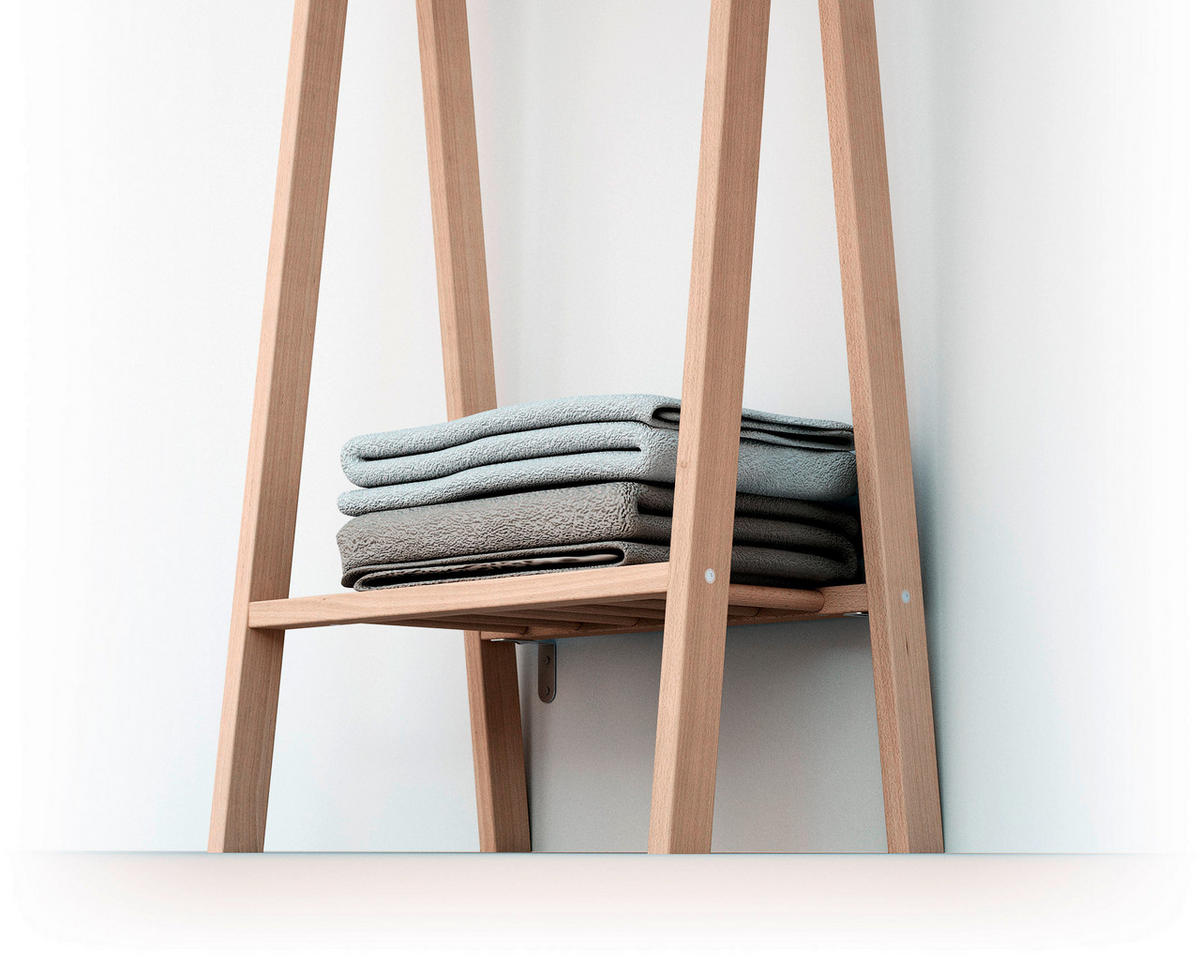 KLEIDERSTÄNDER in Naturfarben   - Naturfarben, Basics, Holz (30/50/130cm) - My Baby Lou