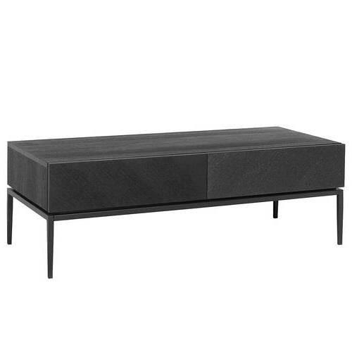 COUCHTISCH 120/50/40 cm rechteckig Schwarz  - Schwarz, MODERN, Holzwerkstoff/Metall (120/50/40cm) - home24