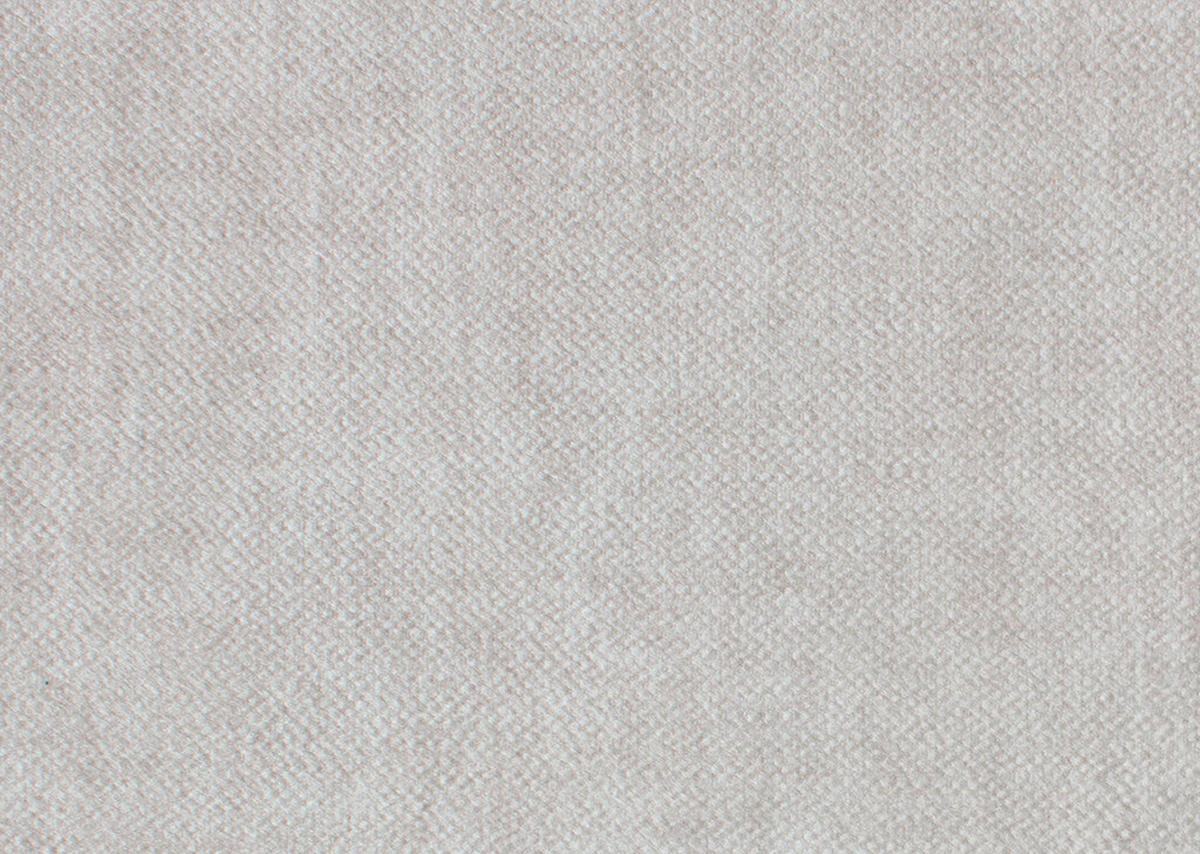 ECKSOFA in Velours Creme  - Creme/Schwarz, Design, Textil/Metall (153/283cm) - Valdera