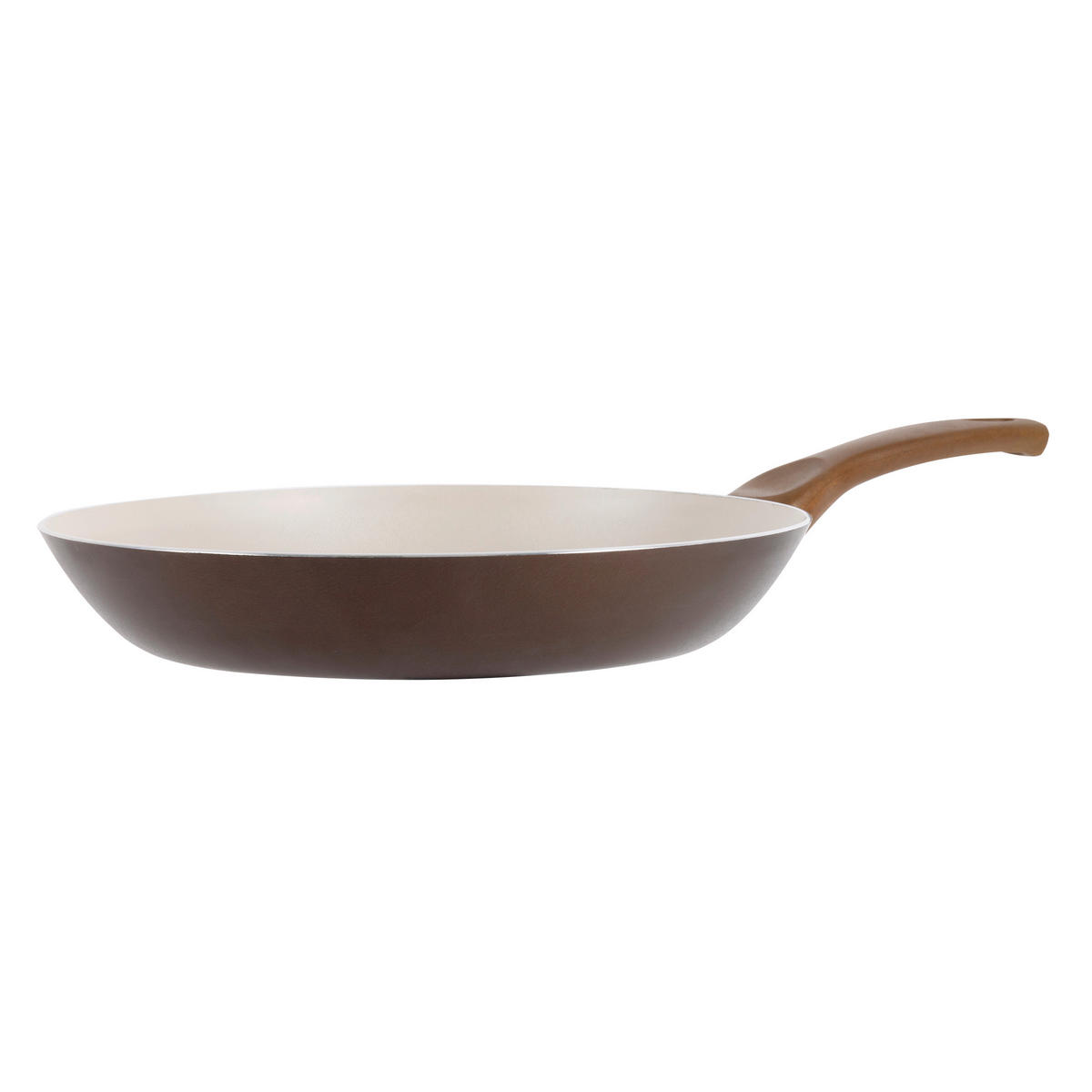 PFANNENSET Aluminium 3-teilig  - Braun/Weiß, Basics, Kunststoff/Metall (47/26/15cm)