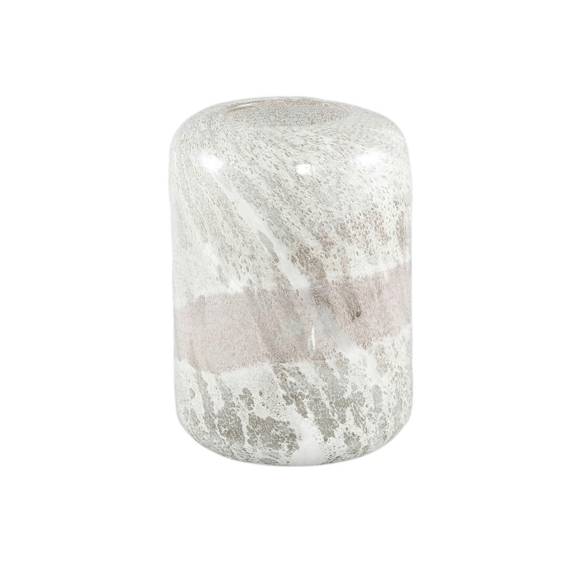 VAZA DEKORATIVNA     staklo   - bijela, Basics, staklo (23/16.5/16.5cm)