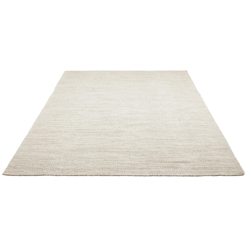 Thumbnail - Linea Natura Handwebteppich, Beige, Textil, Uni, rechteckig, 70x130 cm, leicht zusammenrollbar, Teppiche & Böden, Teppic...
