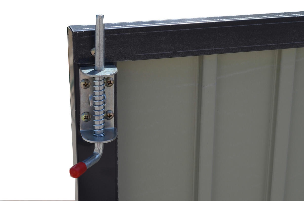 GERÄTESCHRANK 176/130/105 cm  - Anthrazit, MODERN, Metall (176/130/105cm) - Homezone