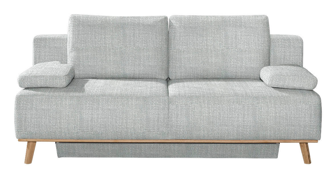 BOXSPRINGSOFA Grau  - Grau, Design, Holz/Textil (203/97/107cm) - Dieter Knoll