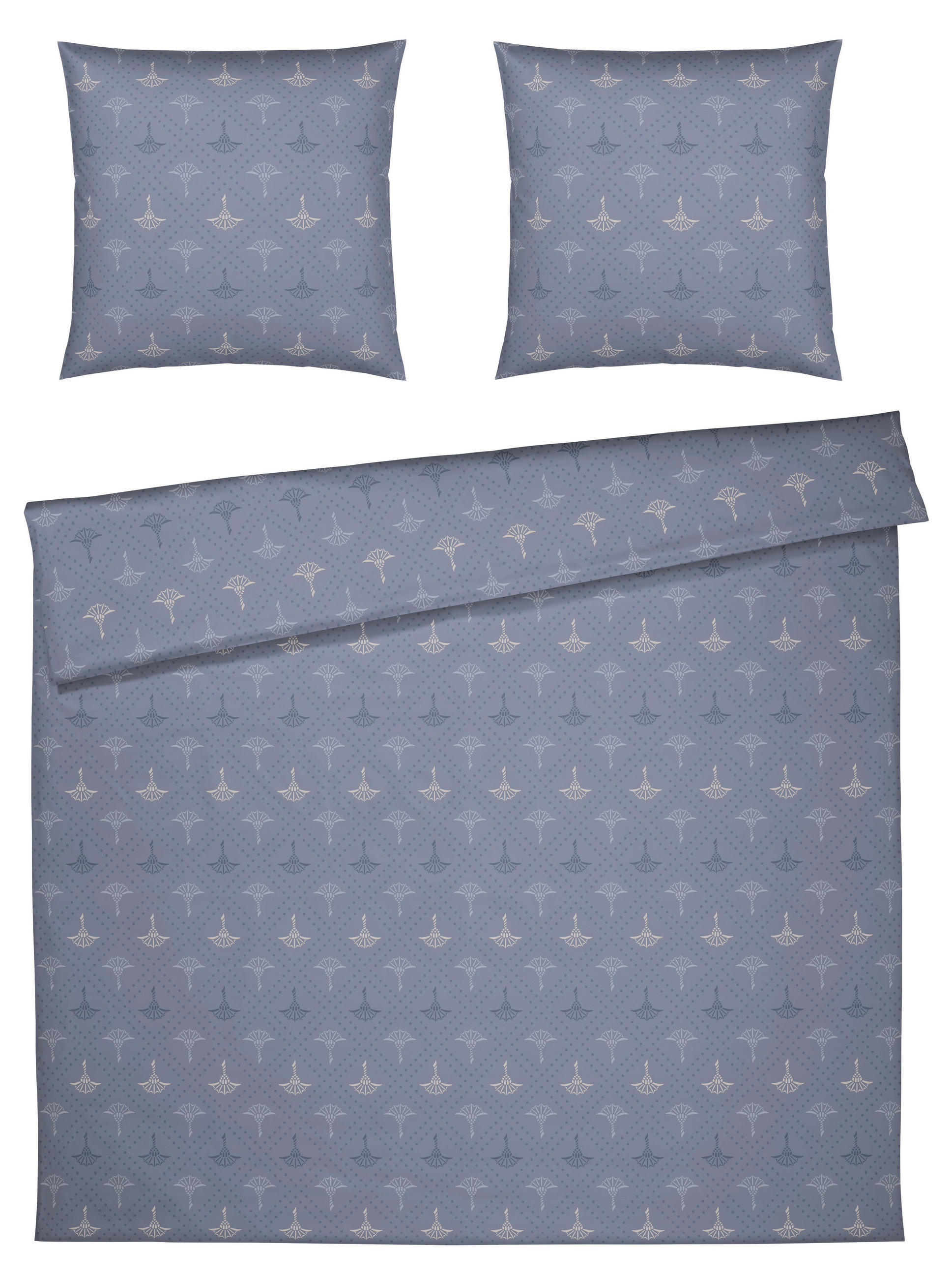 BETTWÄSCHE Makosatin 200/200 cm  - Blau, Design, Textil (200/200cm) - Joop!