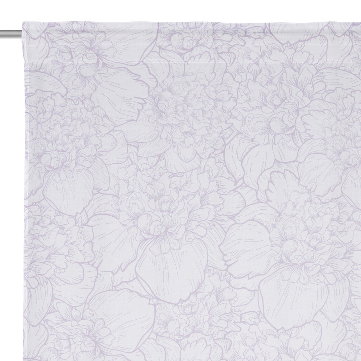 KÉSZFÜGGÖNY részben áttetsző  - fehér, Lifestyle, textil (140/245cm) - Esposa