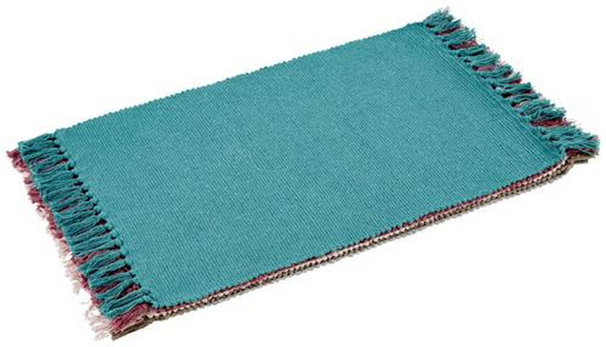 PŘEDLOŽKA, 40/60 cm šedá, červená, petrolej, světle zelená, béžová - šedá/petrolej, Konvenční, textil (40/60cm) - Boxxx