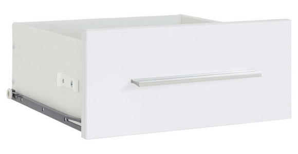 SCHUBKASTENEINSATZ - Weiß, KONVENTIONELL, Holzwerkstoff (37,7/33,9/37cm) - Voleo