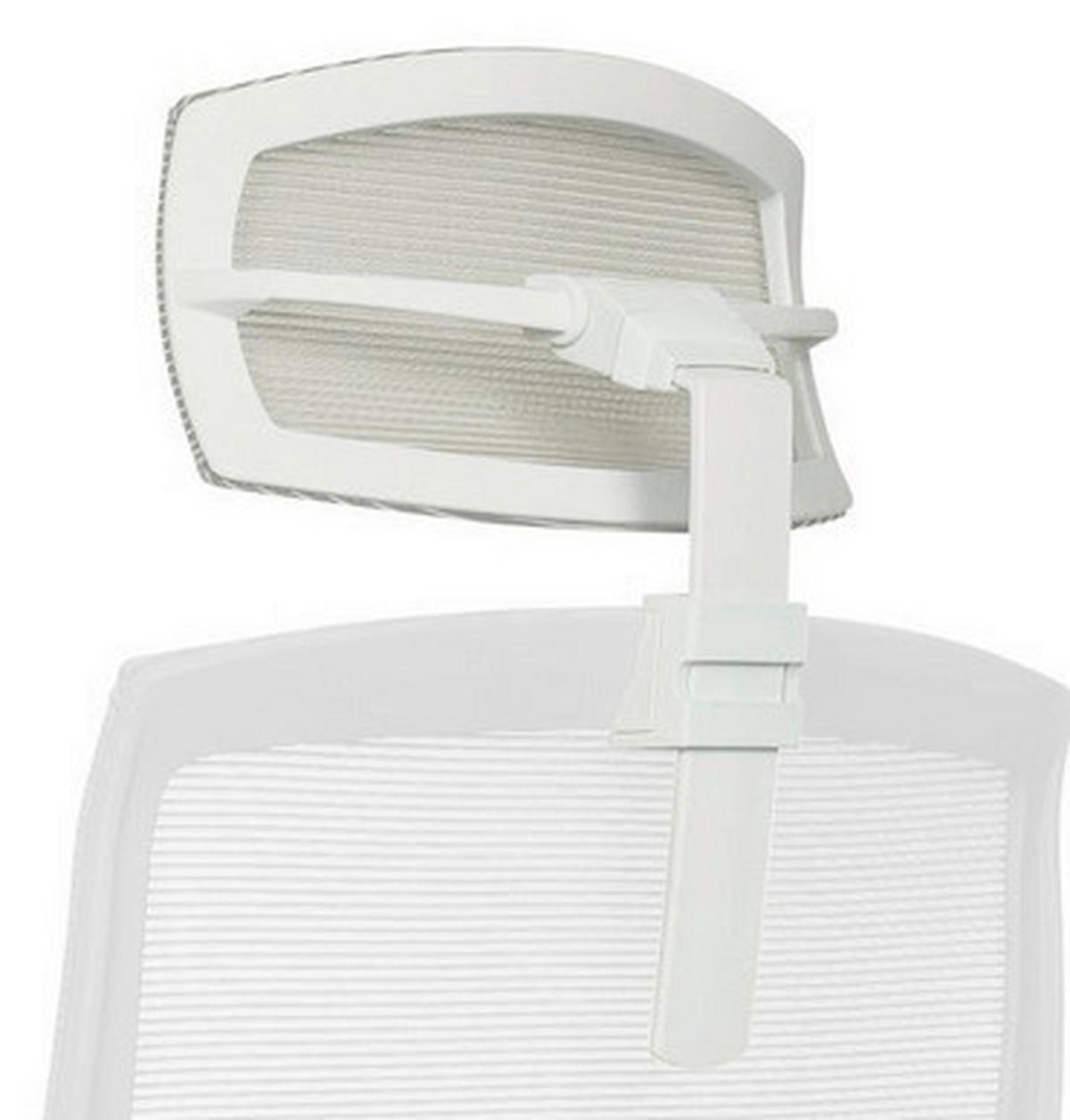 KOPFSTÜTZE - Weiß, MODERN, Kunststoff/Textil (29/15-30/12cm) - MID.YOU