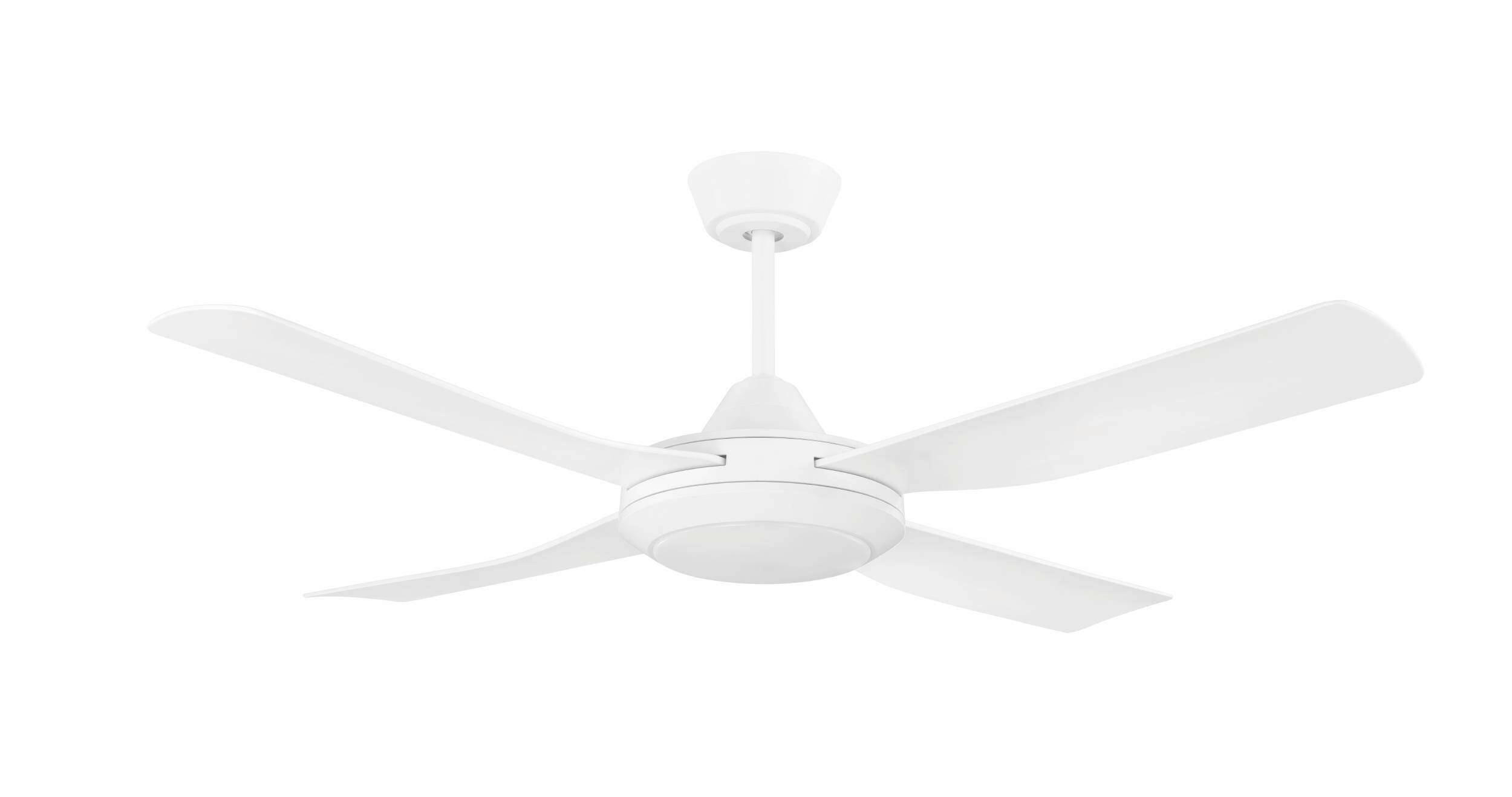 TAKFLÄKT Bondi 21 W 122/33,4 cm  - vit, Basics, plast/naturmaterial (122/33,4cm) - Eglo