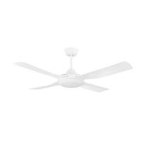 TAKFLÄKT Bondi 21 W 122/33,4 cm  - vit, Basics, plast/naturmaterial (122/33,4cm) - Eglo