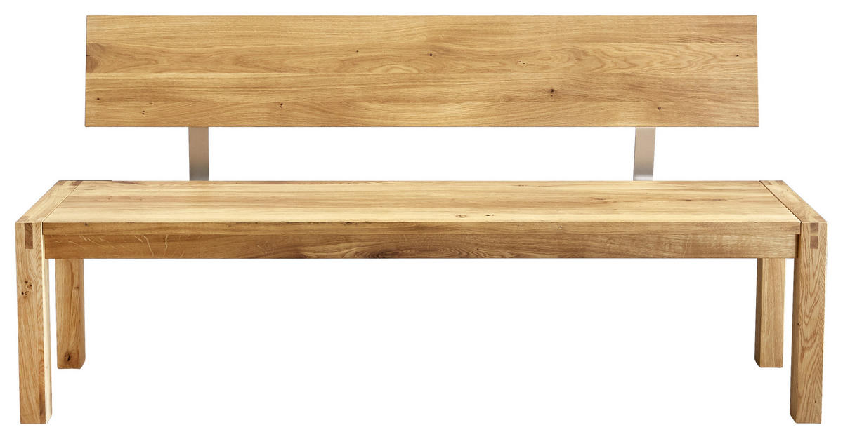 SITZBANK 180/87/55 cm  in Eichefarben  - Eichefarben, Natur, Holz (180/87/55cm) - Linea Natura