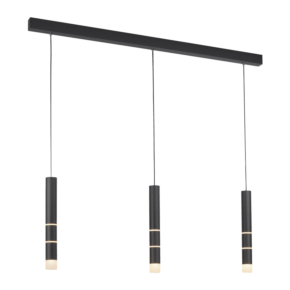LED-HÄNGELEUCHTE Pure   - Schwarz, Design, Kunststoff/Metall (120/5cm) - Neuhaus PURE