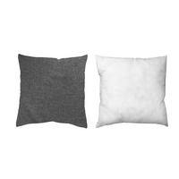 ZIERKISSEN   50/50 cm   - Anthrazit, Basics, Textil (50/50cm)