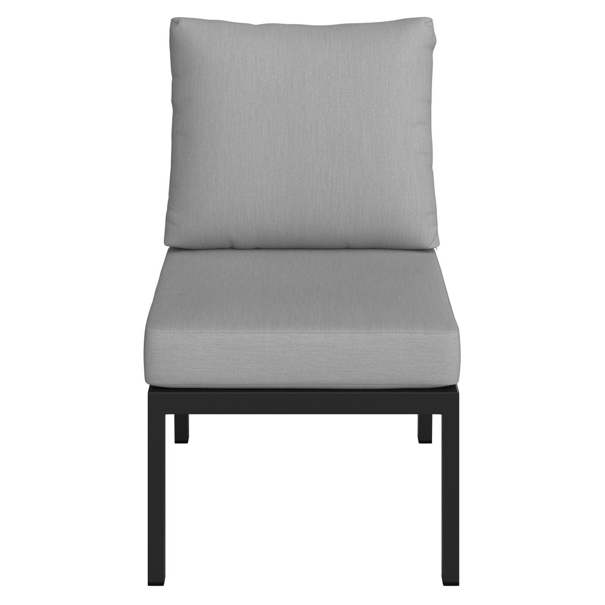 LOUNGEMITTELTEIL  - Anthrazit/Grau, Design, Textil/Metall (57/85/80cm) - Amatio