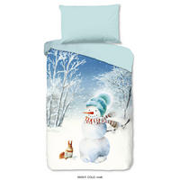 KINDERBETTWÄSCHE 140/200 cm  - Blau/Weiß, Trend, Textil (140/200cm)