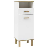 UNTERSCHRANK 40,4/114,5/35,0 cm   - Eichefarben/Weiß, MODERN, Holz/Holzwerkstoff (40,4/114,5/35,0cm) - MID.YOU