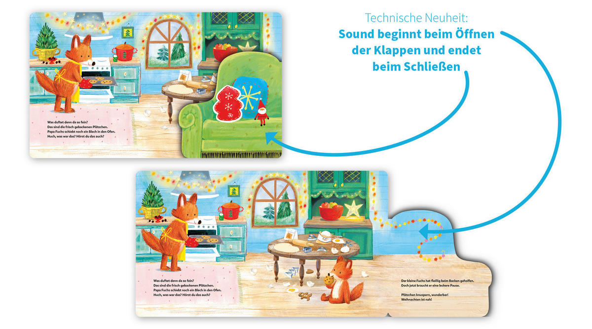 SOUNDBUCH Hör mal her, es weihnachtet sehr!  - Multicolor, Basics, Papier (19,2/22,0/1,8cm)