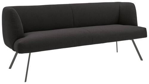 SITZBANK 200/87/64 cm Anthrazit  - Anthrazit, Design, Textil/Metall (200/87/64cm) - Venjakob
