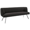 SITZBANK 200/87/64 cm Anthrazit  - Anthrazit, Design, Textil/Metall (200/87/64cm) - Venjakob