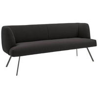 SITZBANK 200/87/64 cm Anthrazit  - Anthrazit, Design, Textil/Metall (200/87/64cm) - Venjakob