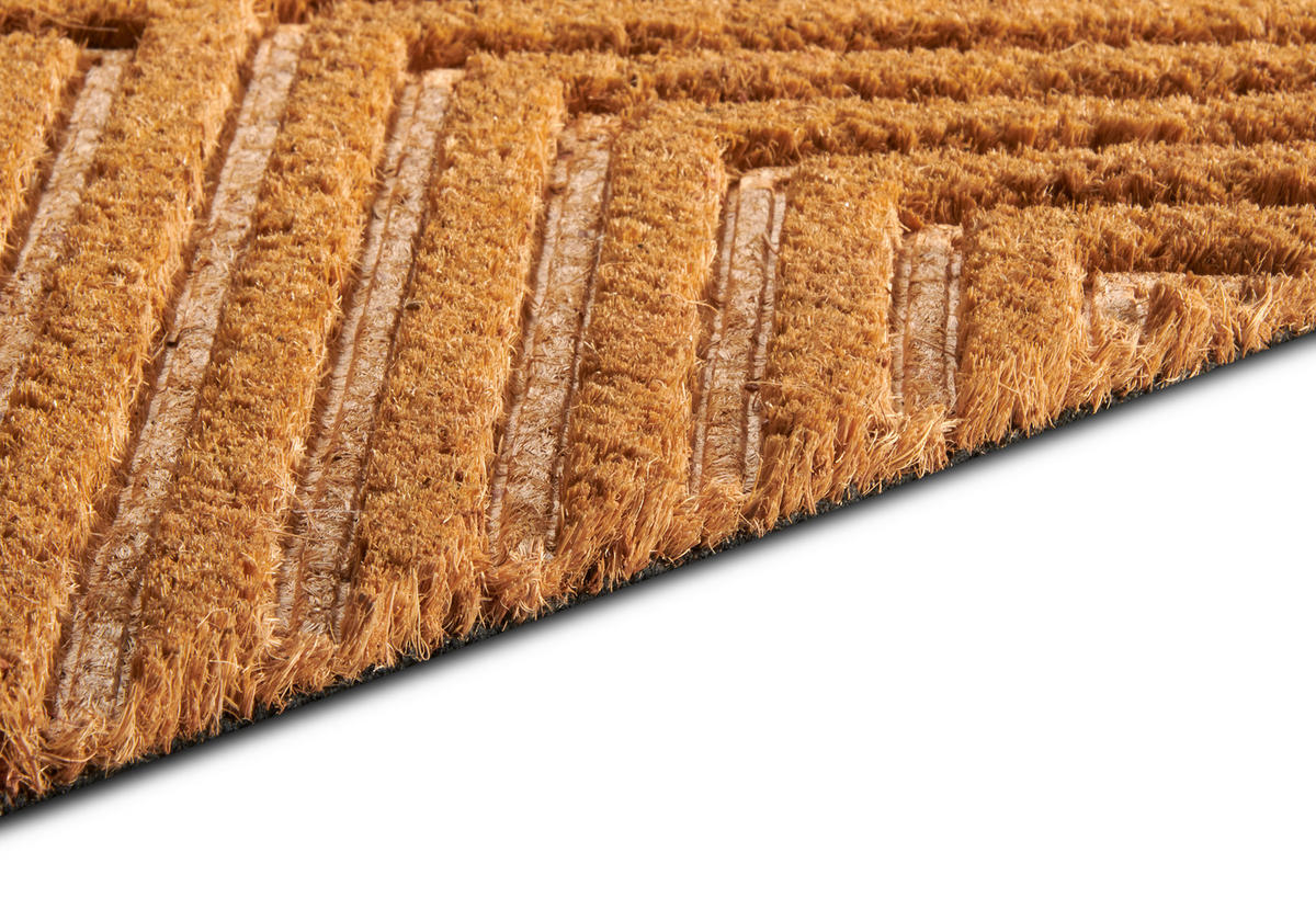 KOKOSMATTE  45/75 cm  Hellbraun  - Hellbraun, Basics, Naturmaterialien/Kunststoff (45/75cm)