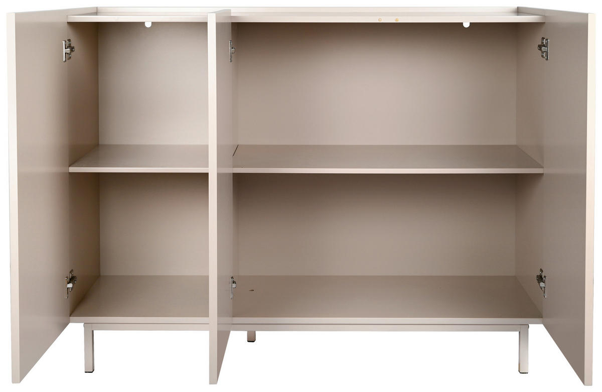 SIDEBOARD Velin  in 120/89/40 cm  - Braun, Design, Holzwerkstoff/Metall (120/89/40cm) - Livetastic