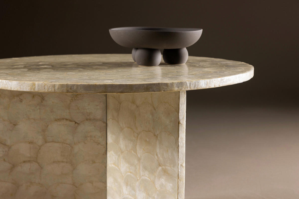 SOFFBORD i trä 70/43 cm  - cremefärgad, Modern, trä (70/43cm) - Livetastic