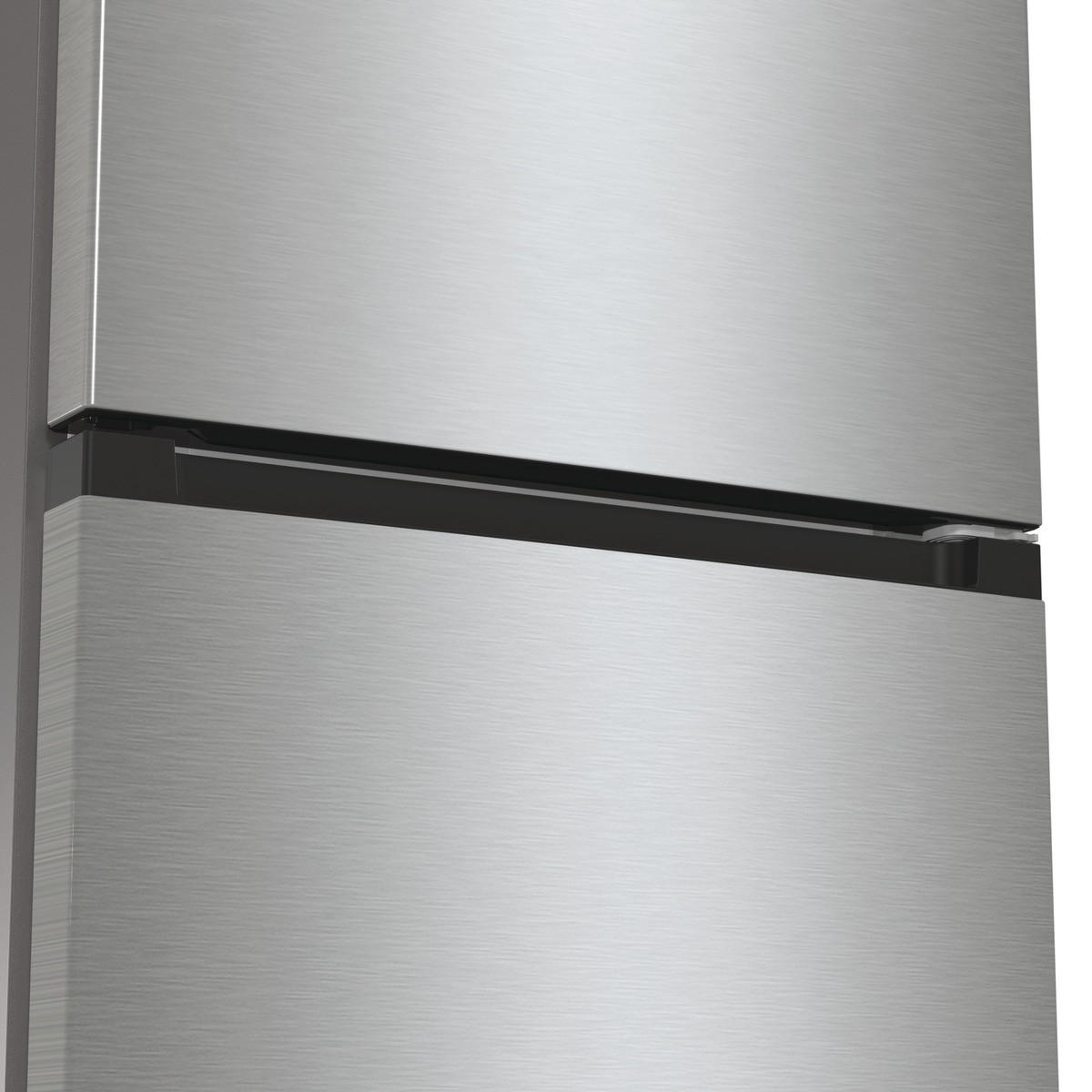 KÜHL-GEFRIER-KOMBINATION N61EA2XL4  - Edelstahlfarben, Basics, Glas/Kunststoff (60/185/59,2cm) - Gorenje