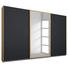 SCHWEBETÜRENSCHRANK in Anthrazit, Eichefarben - Eichefarben/Anthrazit, Design, Holzwerkstoff/Kunststoff (271/210/62cm) - Carryhome SCHWEBETÜRENSCHRANK in Anthrazit, Eichefarben - Eichefarben/Anthrazit, Design, Holzwerkstoff/Kunststoff (271/210/62cm) - Carryhome