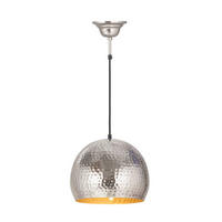 HÄNGELEUCHTE  27/21/27 cm   - Nickelfarben, Trend, Metall (27/21/27cm) - Kayoom