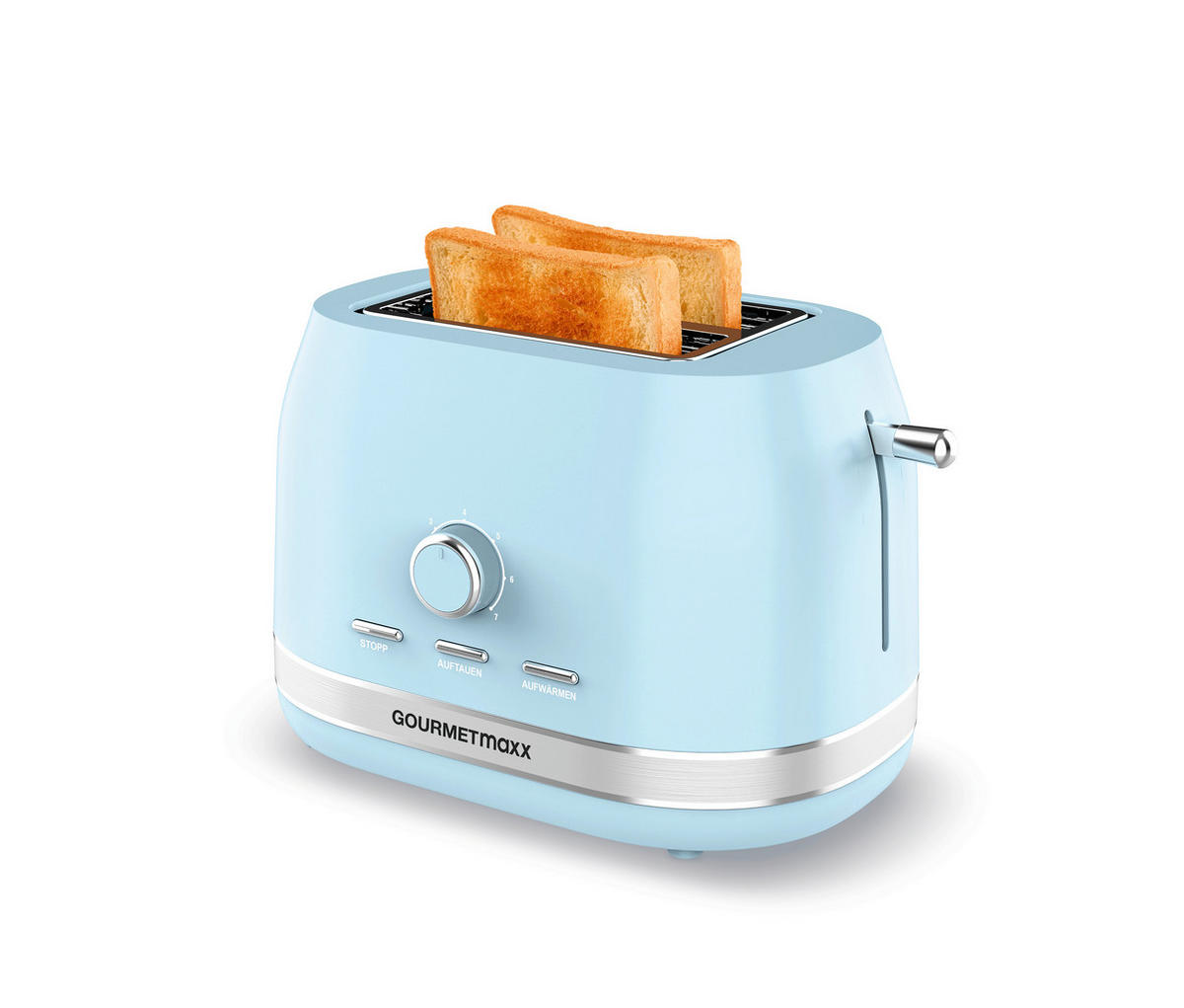 TOASTER GOURMETmaxx  - Blau, Basics, Kunststoff (33,2/21,6/21,9cm) - GOURMETMAXX