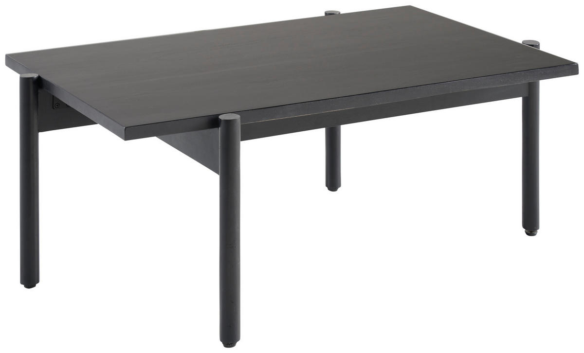 COUCHTISCH in Holz  - Schwarz, Design, Holz (100/40/65cm) - Livetastic