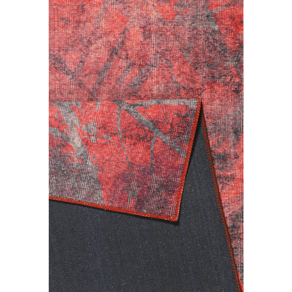Thumbnail - Novel Webteppich Pepe, Rot, Rotbraun, Textil, Abstraktes, rechteckig, 80x150 cm, Textiles Vertrauen - Oeko-Tex®, Hohenst...