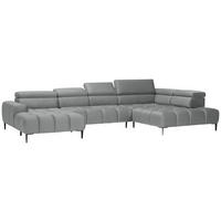 SOFFA i vävt tyg grå  - svart/grå, Design, metall/textil (177/385/216cm) - Livetastic