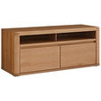 LOWBOARD  134/57/50 cm 2 Schublade(n) Beimöbel erhältlich, stehend, in verschiedenen Holzarten erhältlich  - Kernbuche/Grau, KONVENTIONELL, Holz/Holzwerkstoff (134/57/50cm) - Voleo
